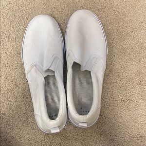 White Slip-On Shoes